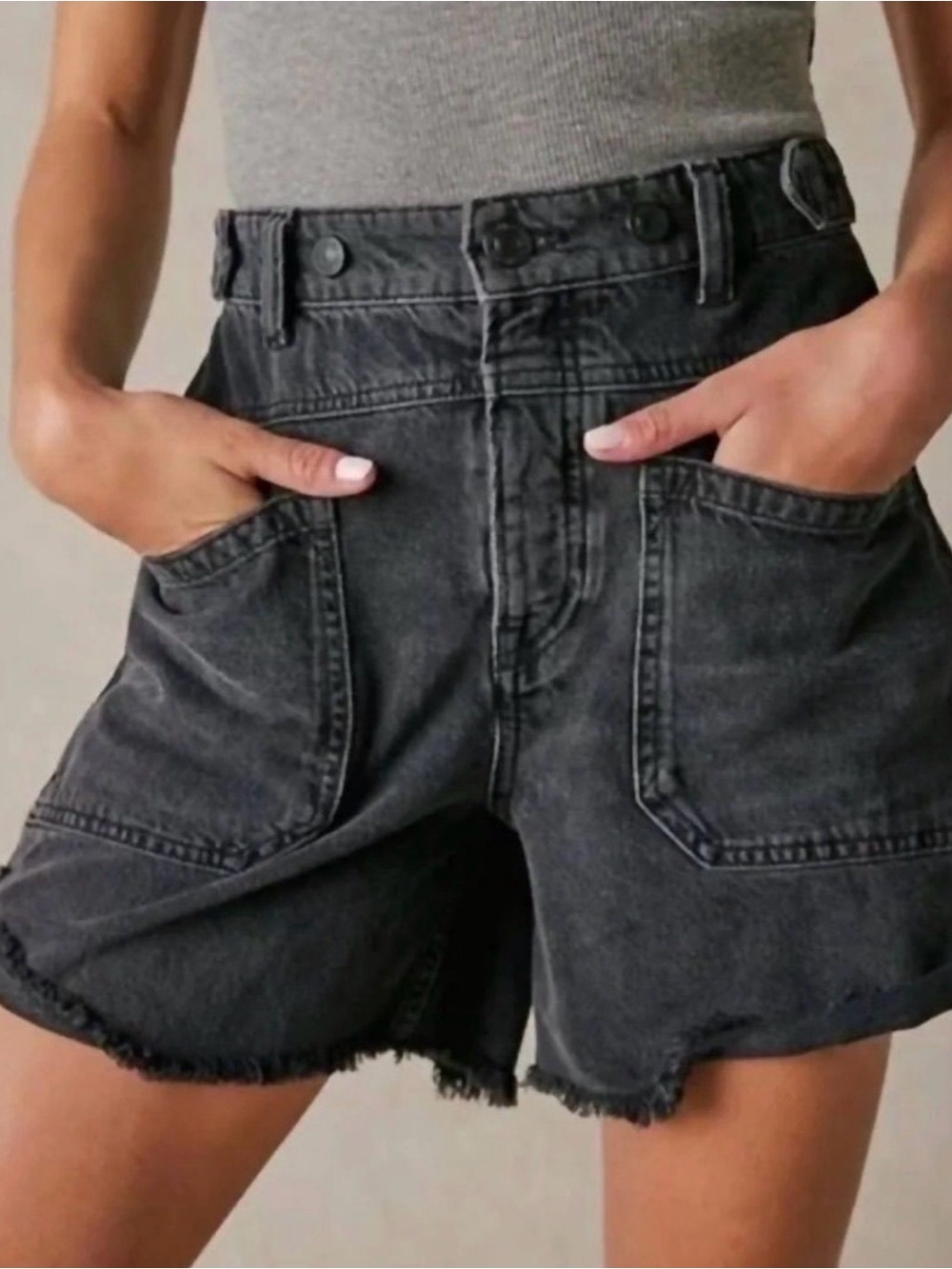 Free People WTF Palmer Denim Shorts